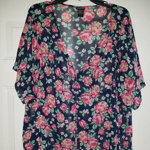 NWOT Torrid chiffon blouse